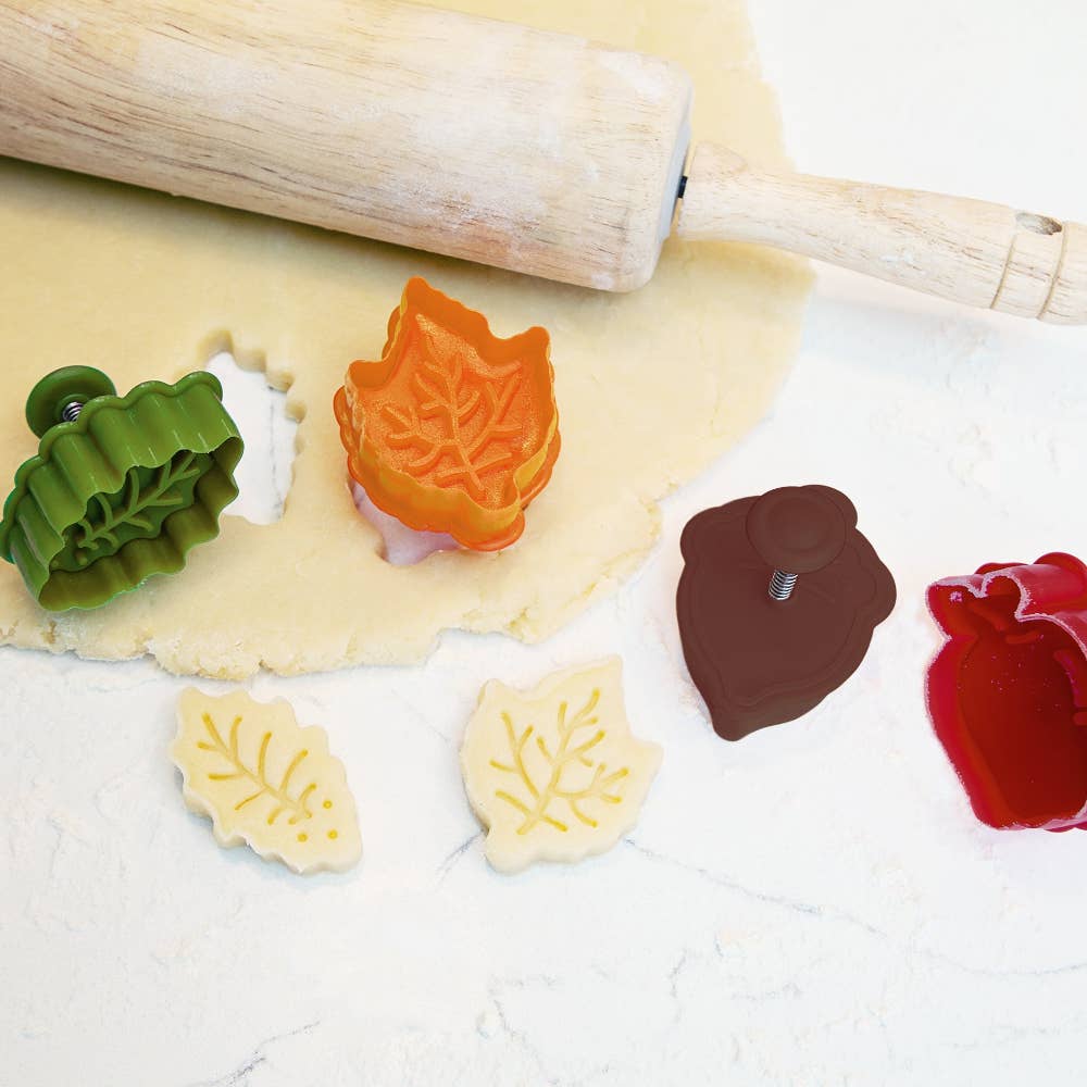 Fall Pie Crust Cutters - Set of 4
