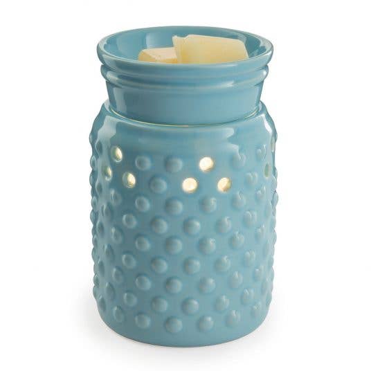 Sky Blue Hobnail Wax Melt Warmer