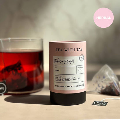 Tea canister labeled &