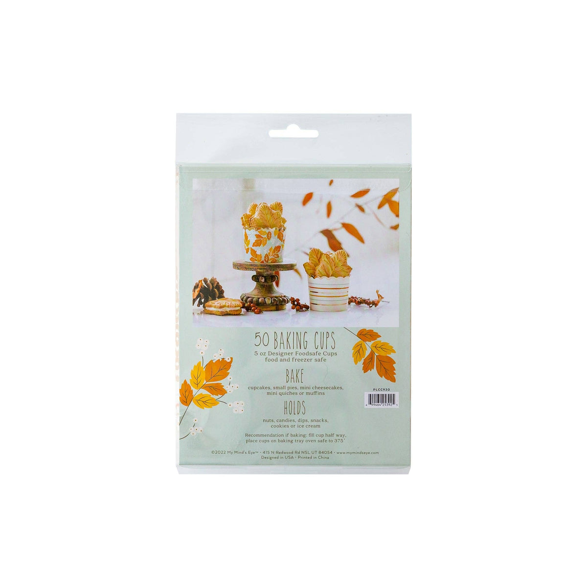 Harvest White Berries Baking Cups