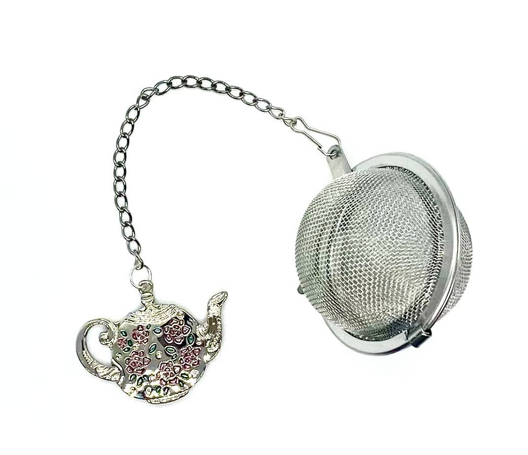 Tea Infuser Ball with Teapot Charm