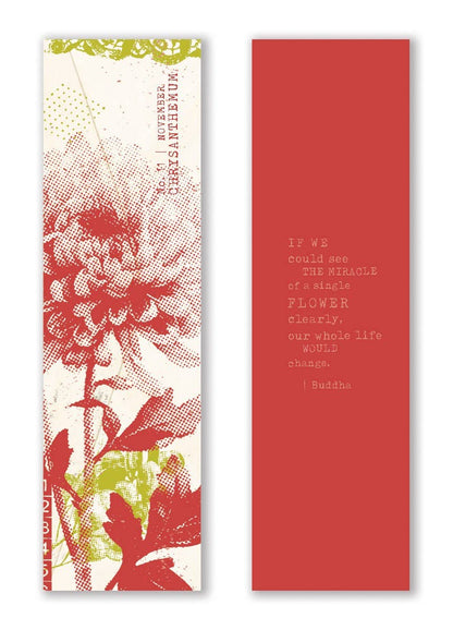 Mark the Year Bookmark Box (A Floral Bookmark for Each Month)