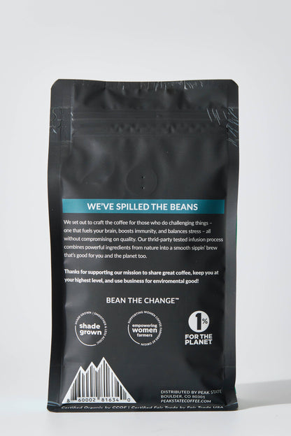 Whole Bean Mushroom-Infused Coffee - BRAIN SUSTAIN