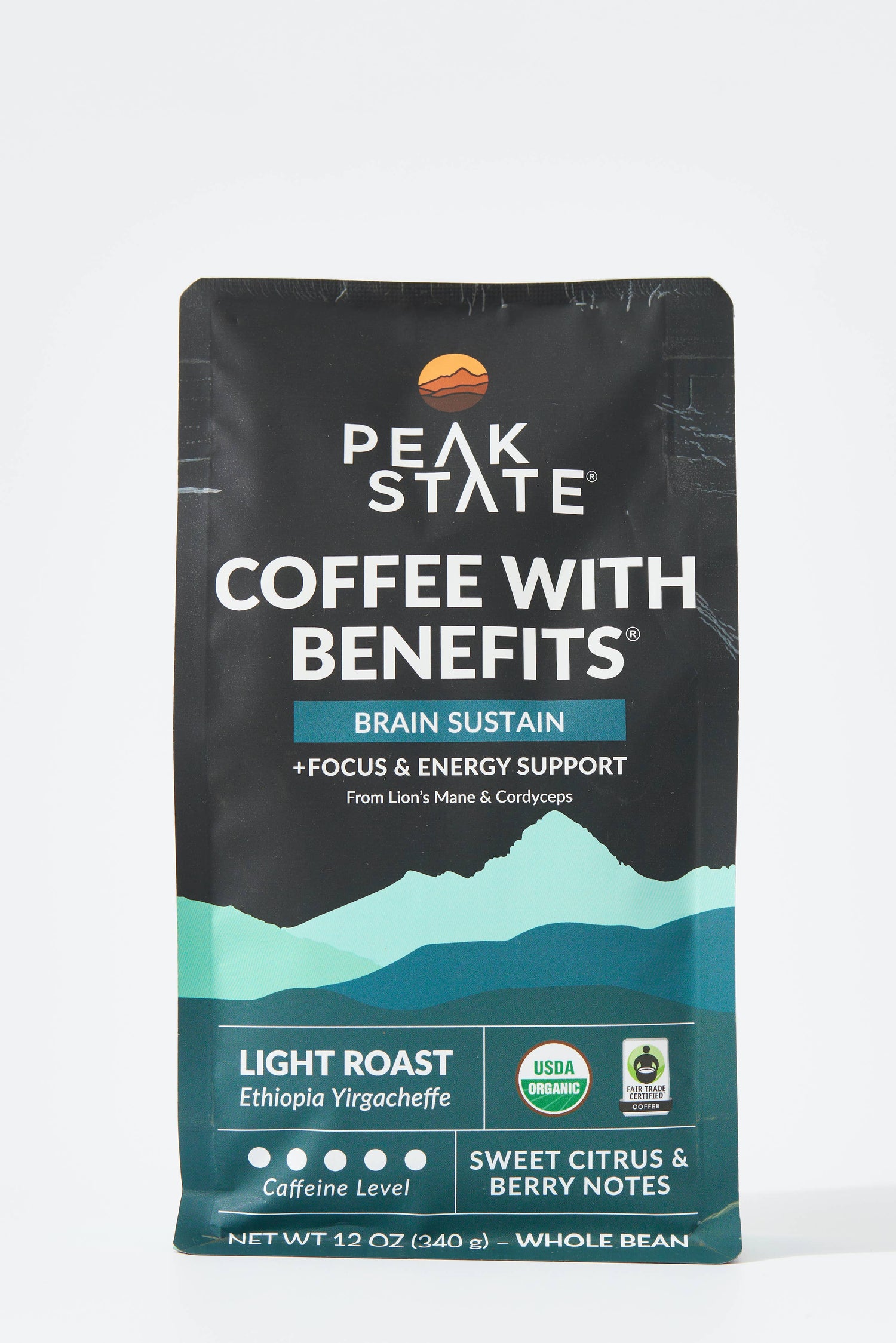 Whole Bean Mushroom-Infused Coffee - BRAIN SUSTAIN