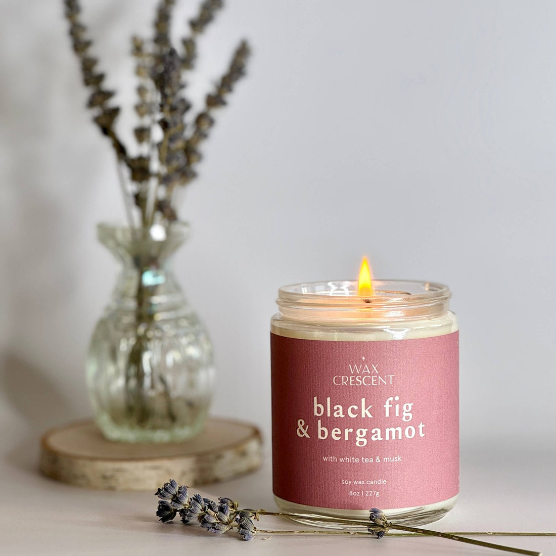 Black Fig & Bergamot Soy Wax Candle