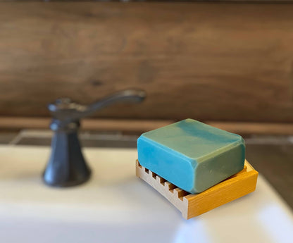 Red Alder Wood Soap Dish (4&quot;x3&quot;)