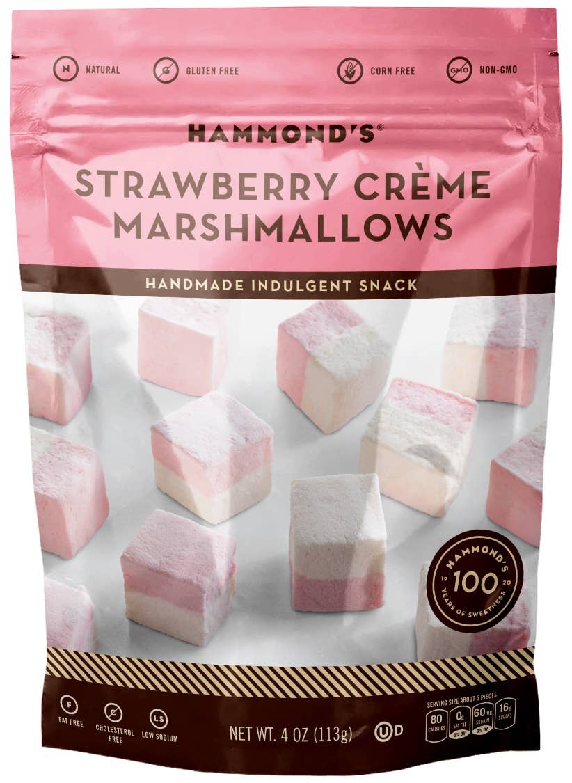 Strawberry Crème Marshmallows