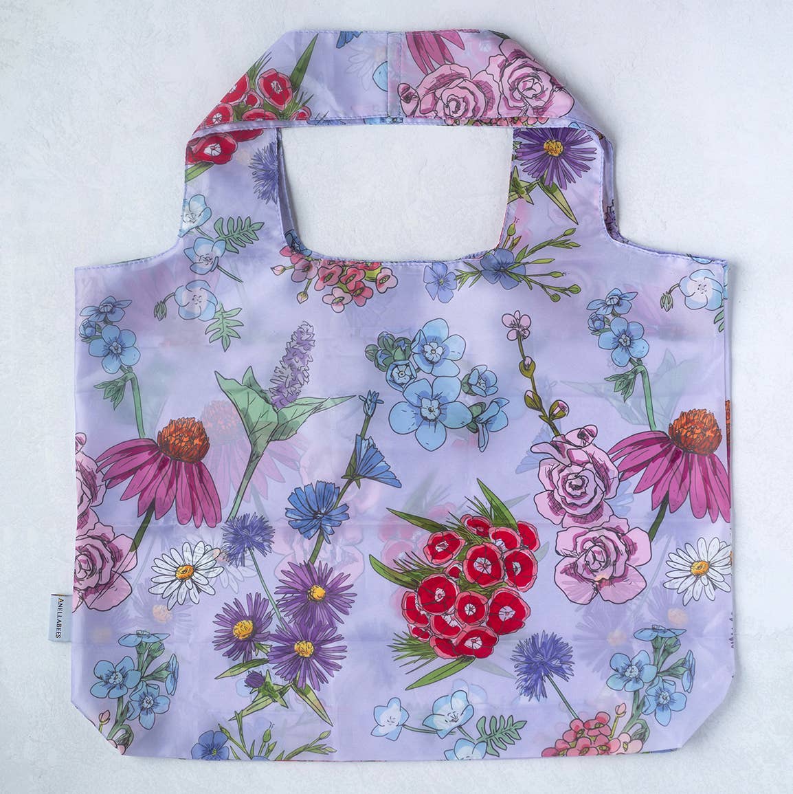 Purple Wildflowers Tote Bag