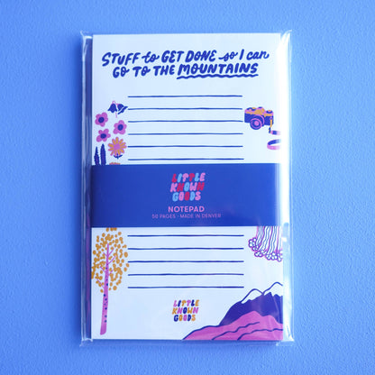 Mountains Notepad