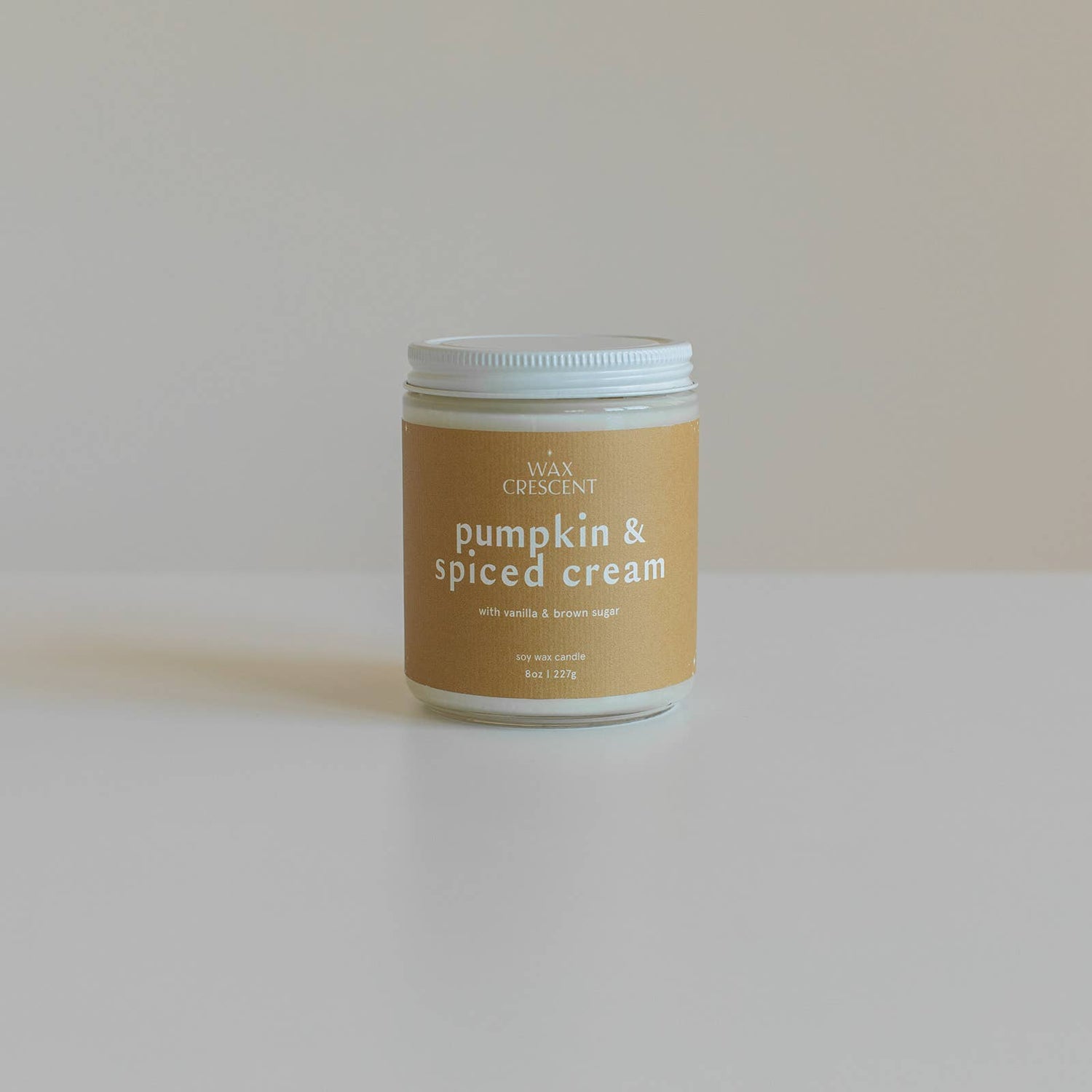 Pumpkin &amp; Spiced Cream Soy Wax Candle