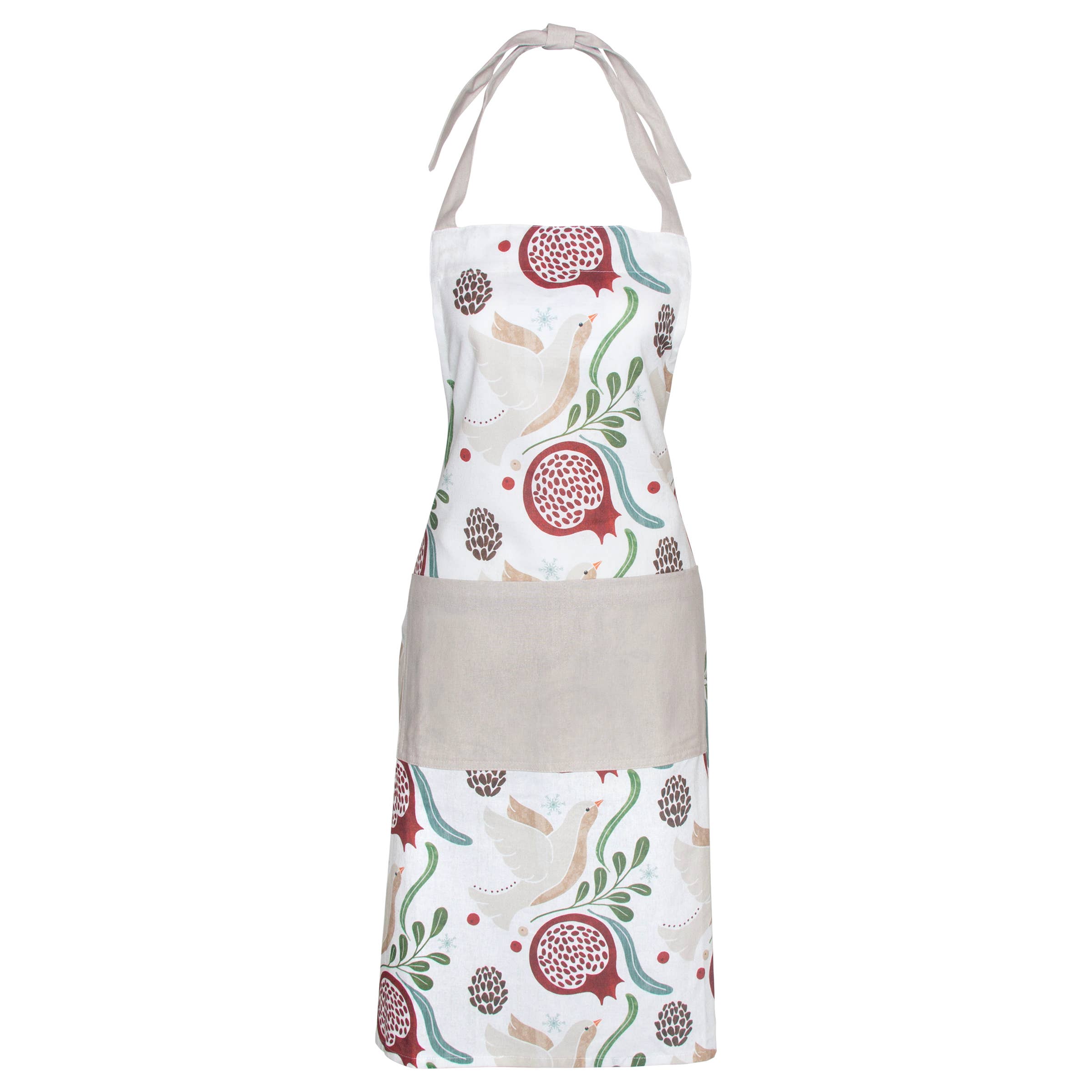 Winter Berry Christmas Apron
