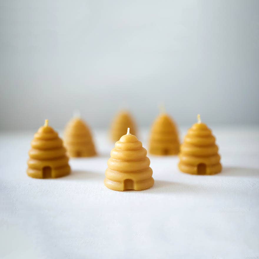Beehive Votives – Pure Beeswax Candles