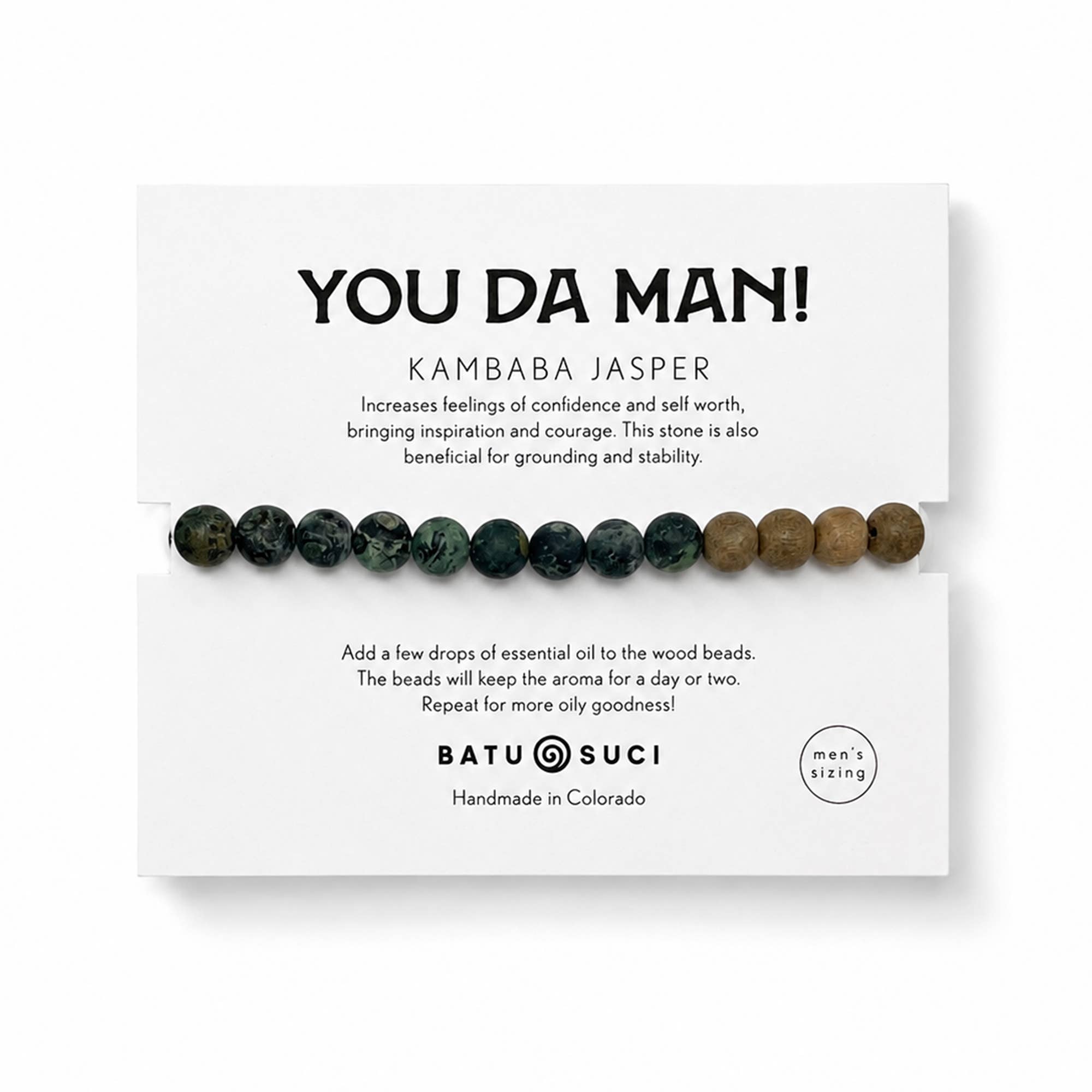 You Da Man Diffuser Bracelet  |  Men&