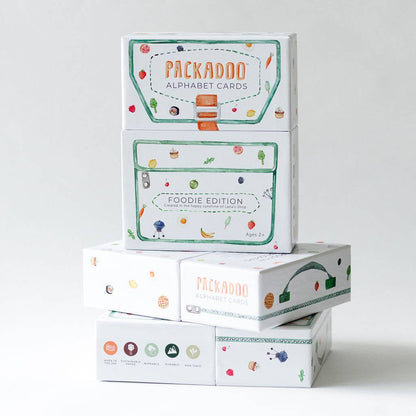 Foodie Themed ABC Flashcards - PACKADOO