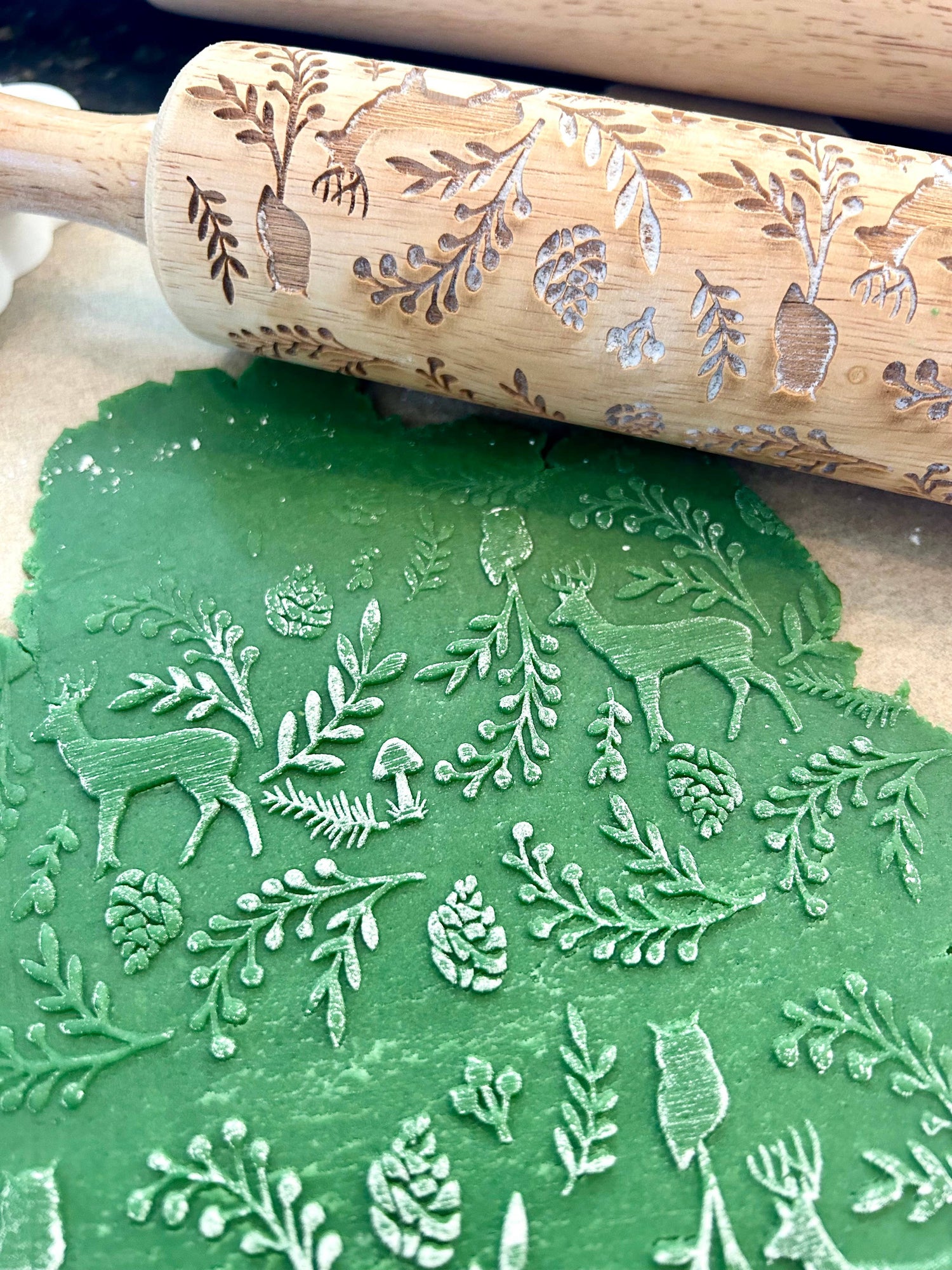 Enchanted Forest Embossed Rolling Pin