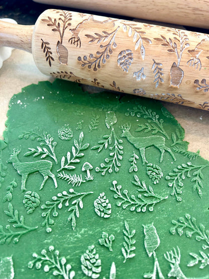 Enchanted Forest Embossed Rolling Pin