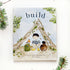 Book cover with illustration of a child, teddy bear, and treehouse, titled &