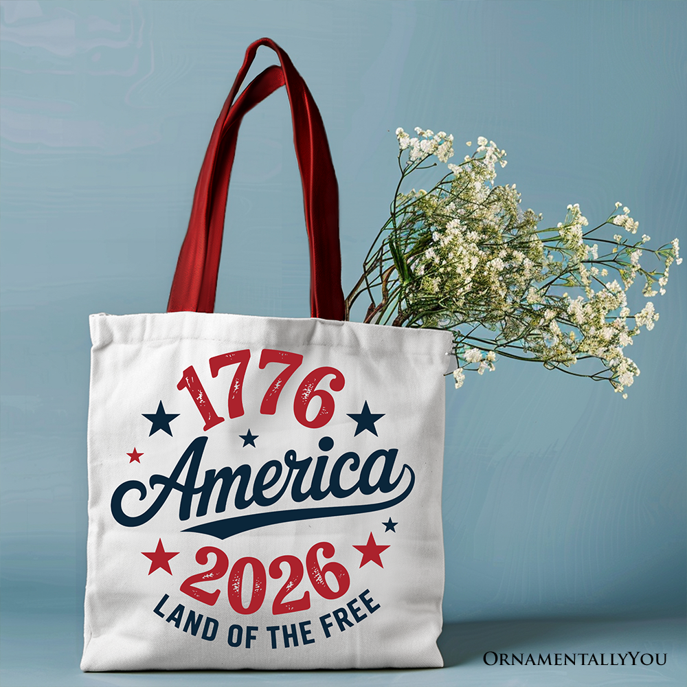 America 1776-2026 Canvas Tote Bag