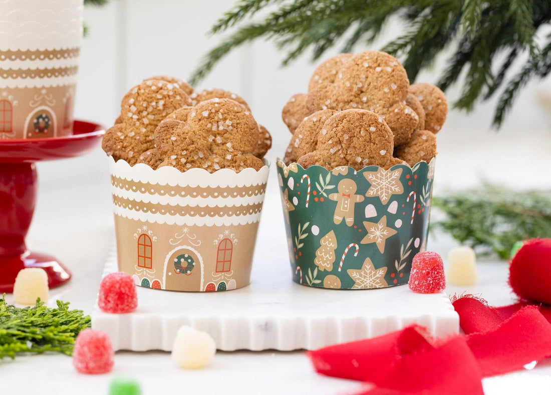 Gingerbread House Baking Cups