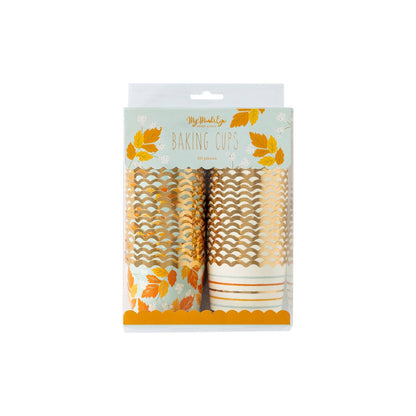 Harvest White Berries Baking Cups