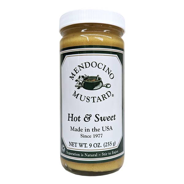 Mendocino Hot & Sweet Mustard