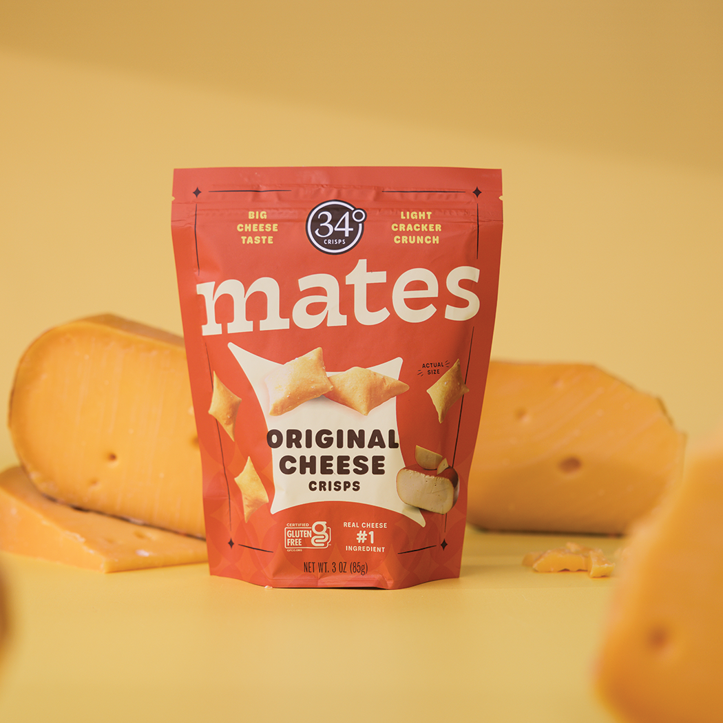 Packaged snack with &