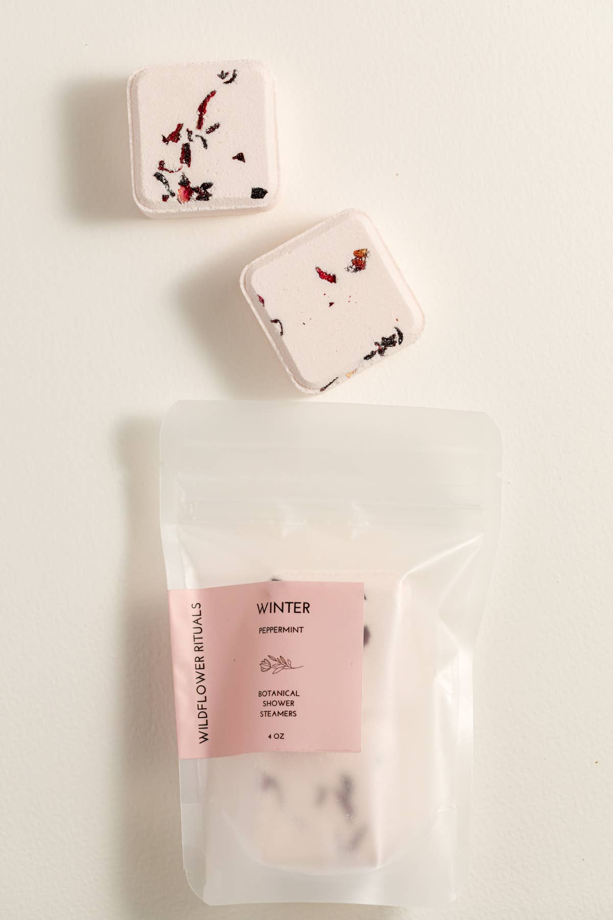 Shower steamers package labeled &