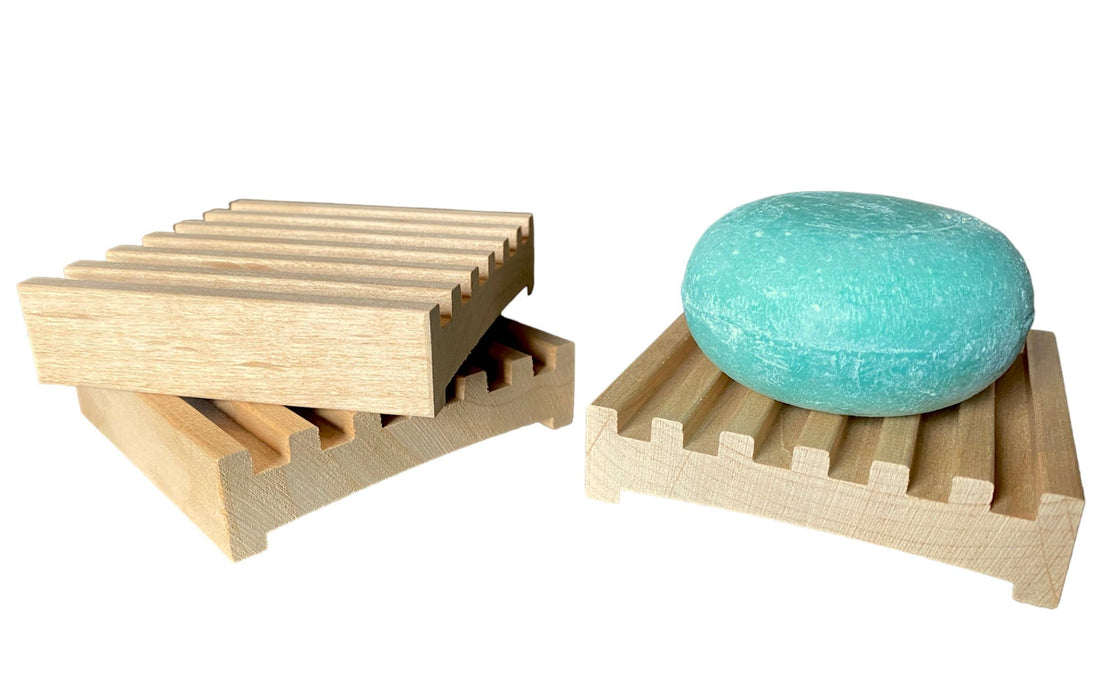 Red Alder Wood Soap Dish (4"x3")