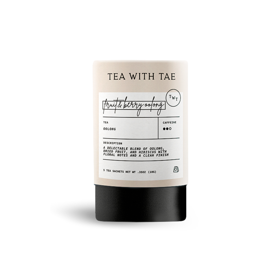 Tea packaging with &