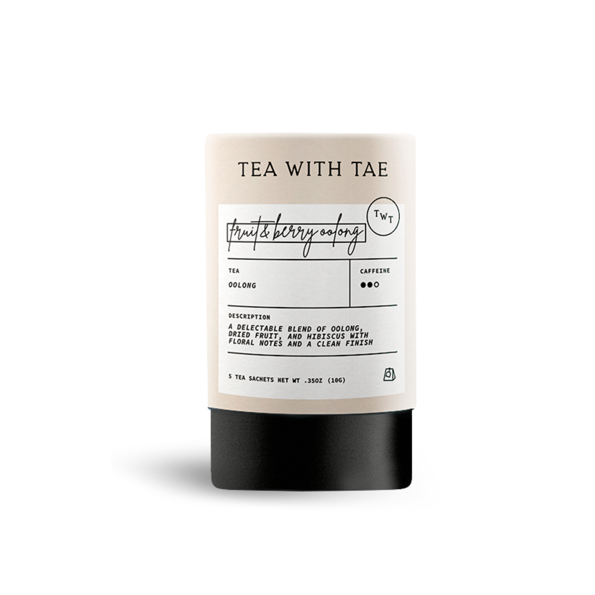 Tea packaging with &