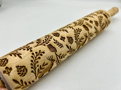 Enchanted Forest Embossed Rolling Pin