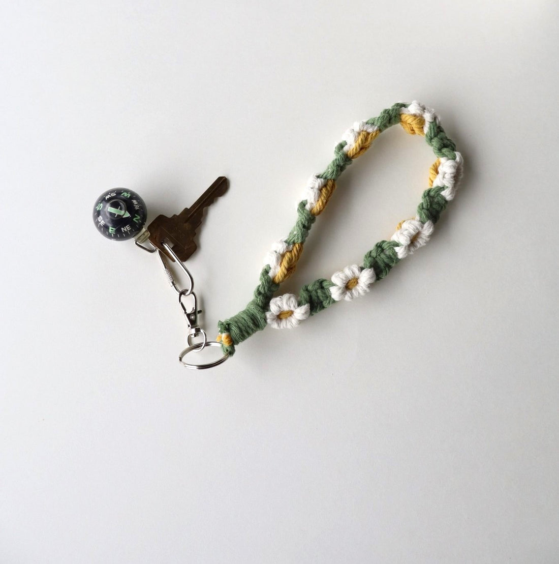 Macramé Wristlet Keychain