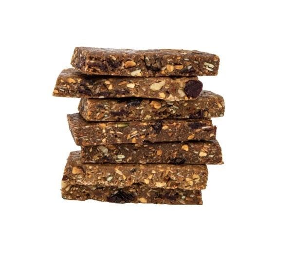 Patterbar fruit nut seed energy bar unpackaged