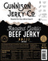 Gunnison Jerky Co Roasted Garlic Beef Jerky Label