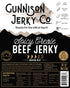 Gunnison Jerky Co Spicy Creole Beef Jerky Label