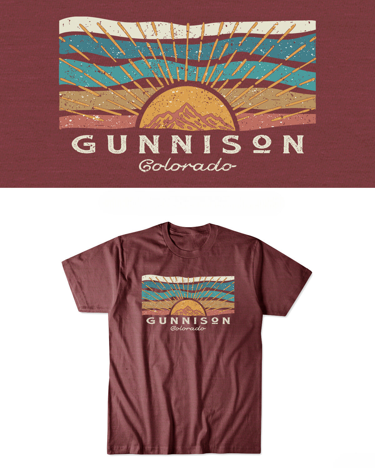 Sun Waves Gunnison T-Shirt - Mauve